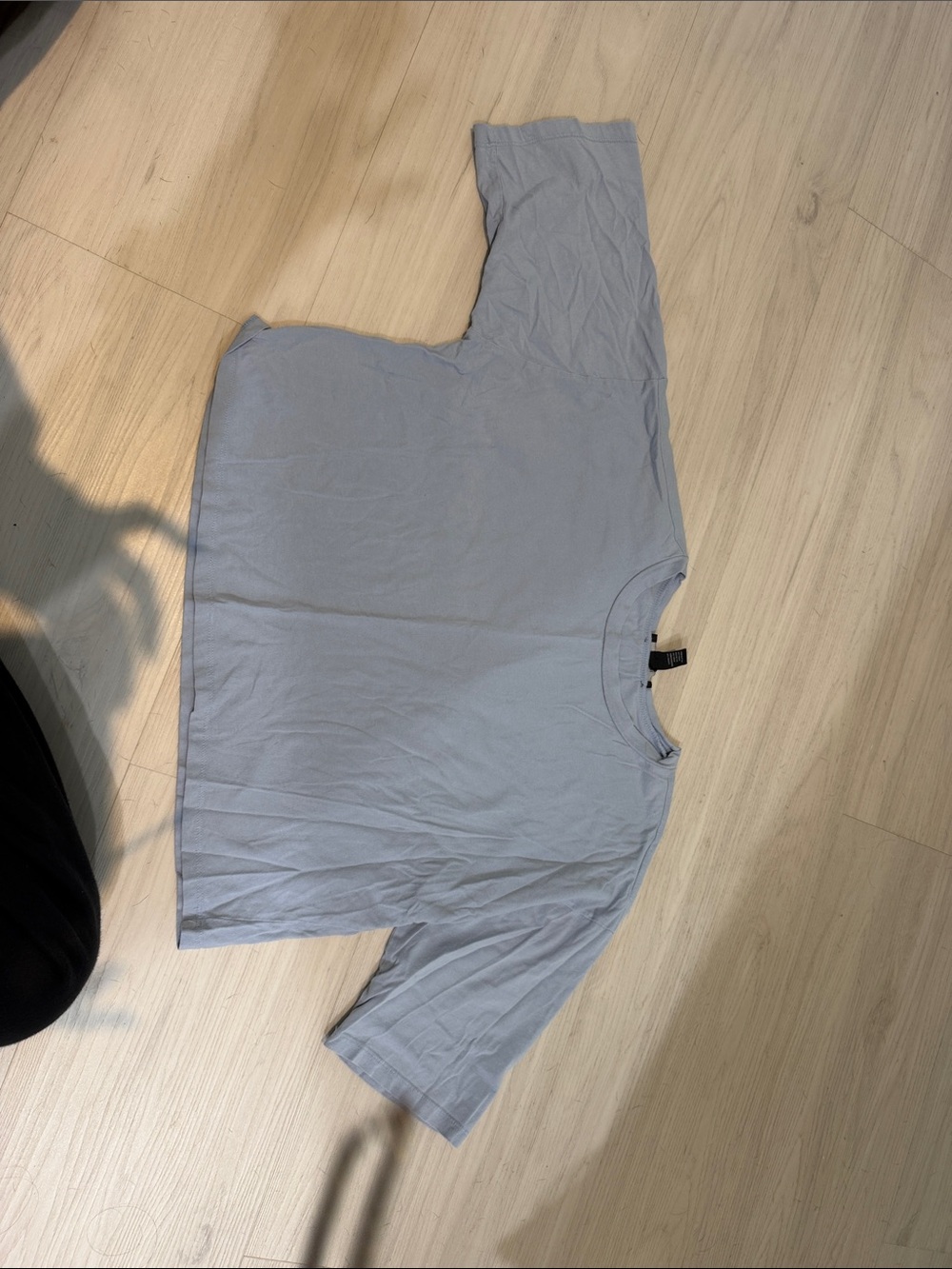 Forever 21 Light Gray Crop Top